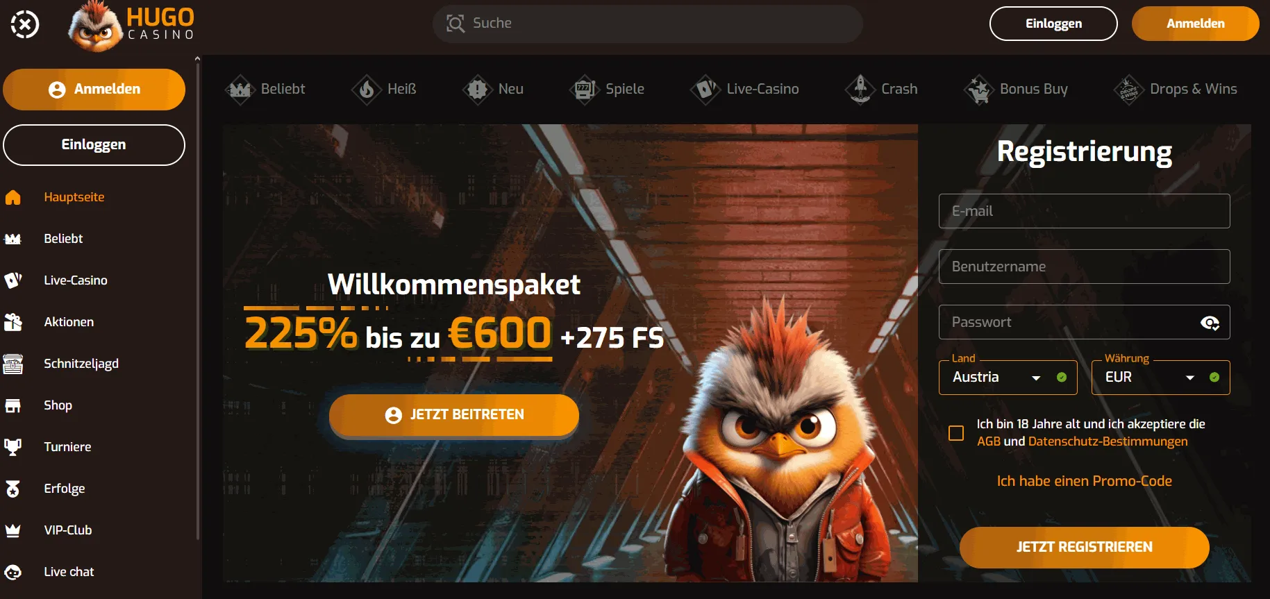 Legales Online Casino Hugo Legales Casino Hugo